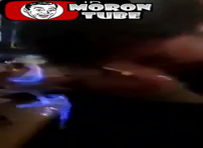 Video :When R&eacute;gis attempts to consume a shot of flamb&eacute; vodka, it fails